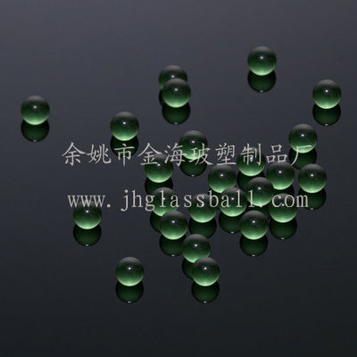 Transparante groene glazen bal met G100 Prime Soda Lime Glass Balls Aanpassing