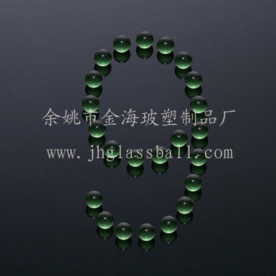 Transparante groene glazen bal met G100 Prime Soda Lime Glass Balls Aanpassing