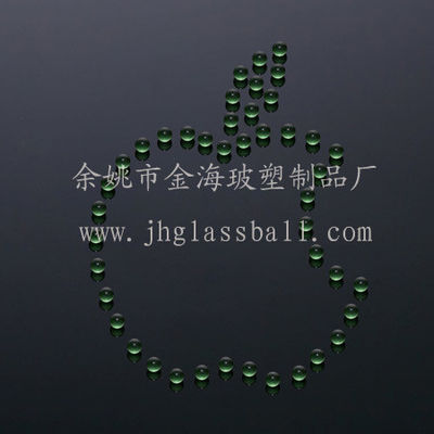 Transparante groene glazen bal met G100 Prime Soda Lime Glass Balls Aanpassing